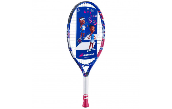 Ракетка для большого тенниса детская Babolat B`FLY 21 Gr000 140485 фиолетово-розовый 600_380