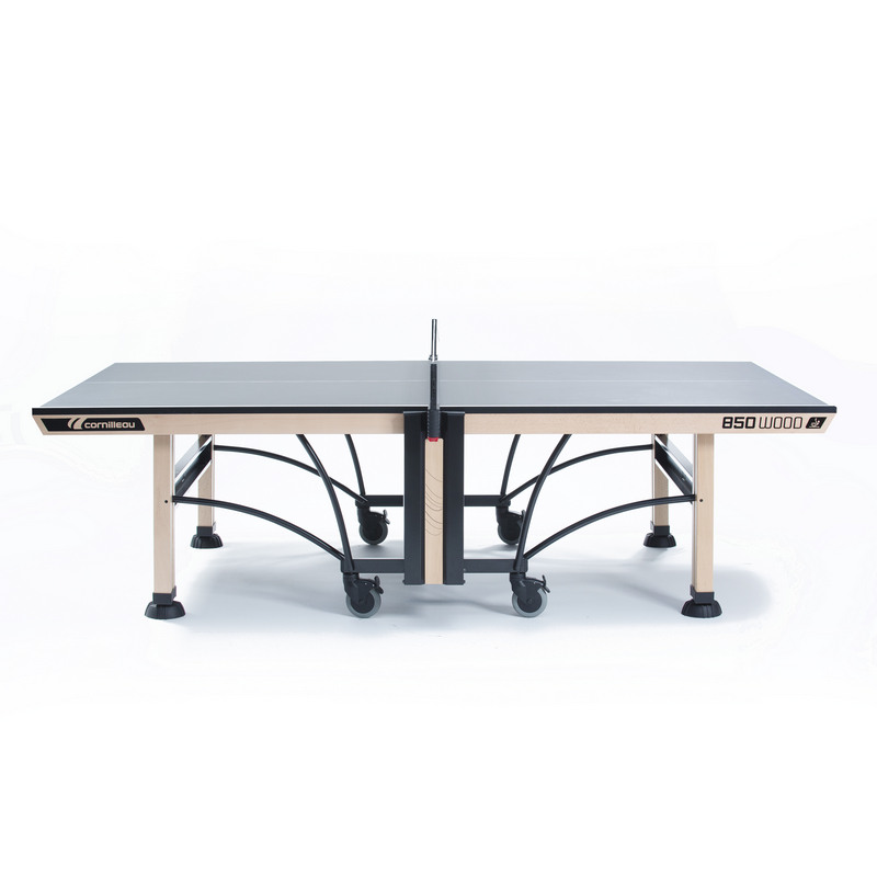 Теннисный стол складной профессиональный Cornilleau Competition 850 Wood ITTF Blue 800_800