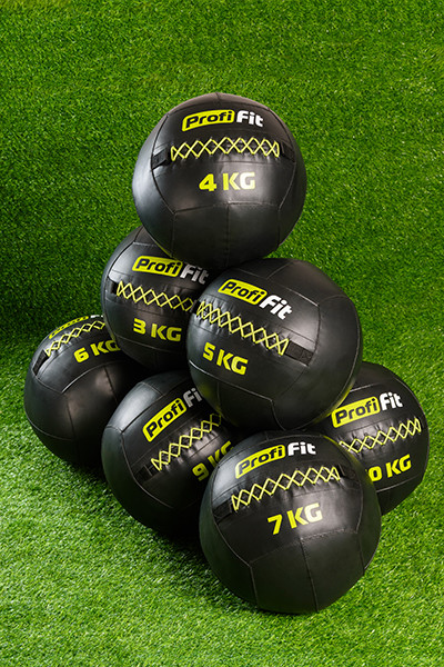 Медицинбол набивной (Wallball) Profi-Fit 4 кг 400_600