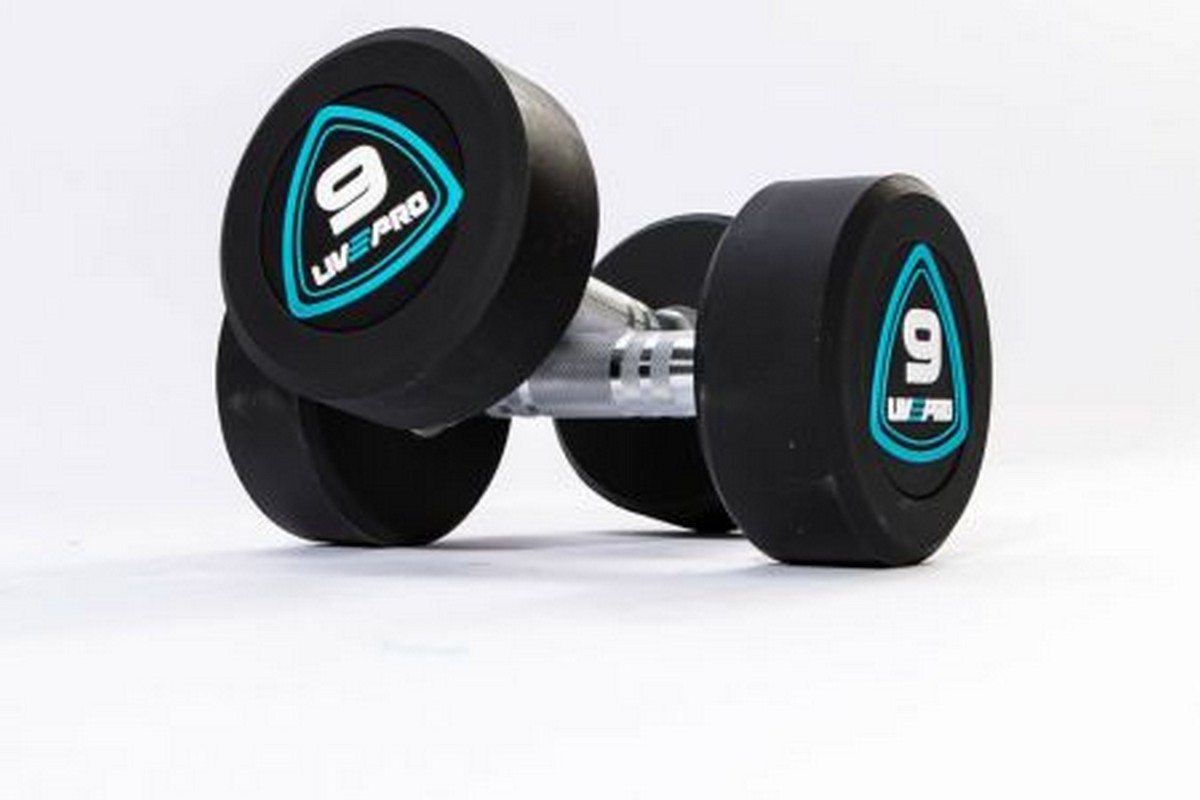 Гантели в уретане 7 кг Live Pro Studio Dumbbells LP8075-07 1200_800