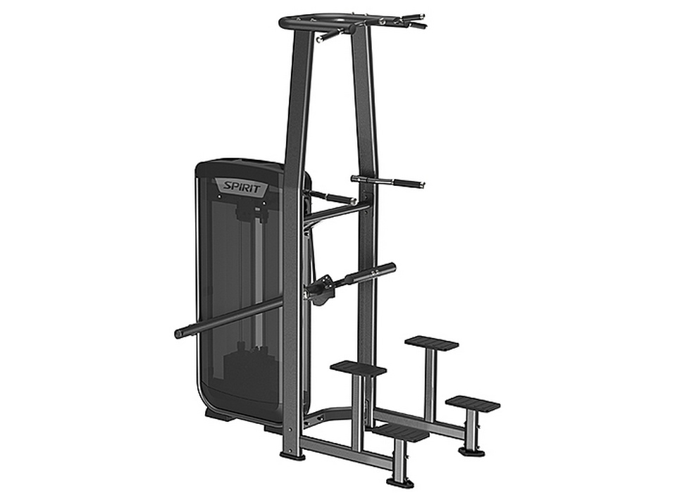 Отжимание/подтягивание с отягощением Spirit Fitness SP-3517 968_700