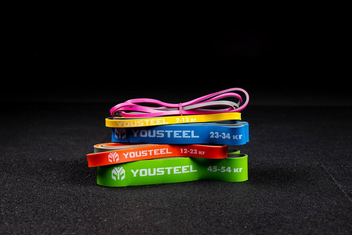 Петля двухцветная YouSteel 44мм, серый+зеленый 1197_800