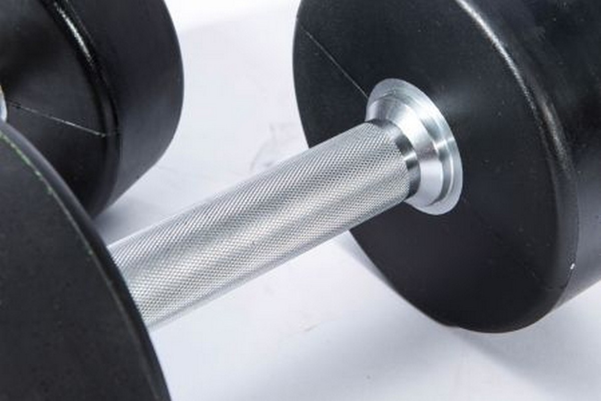 Гантели в уретане 40 кг Live Pro Premium Urethane Dumbbells LP8000-40 1200_800