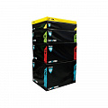 Плиометрический бокс Live Pro Soft Plyometric Box LP8151-S 91,4x76,2x15,2 см, черный\желтый 120_120